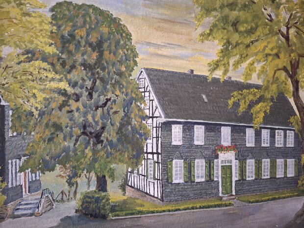 Gemälde des Wohngebäudes von Noh Bieneen