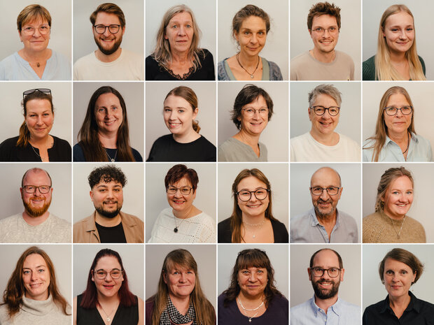 Collage verschiedener Mitarbeiter:innen von Noh Bieneen